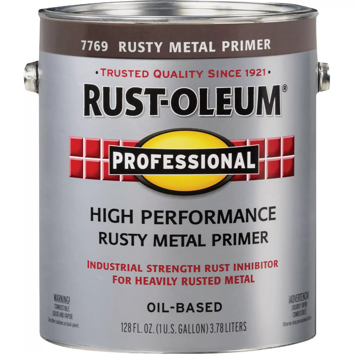 Rust-Oleum Professional High Performance Rusty Metal Primer, Red/Brown, 1 Gal. - photo 6
