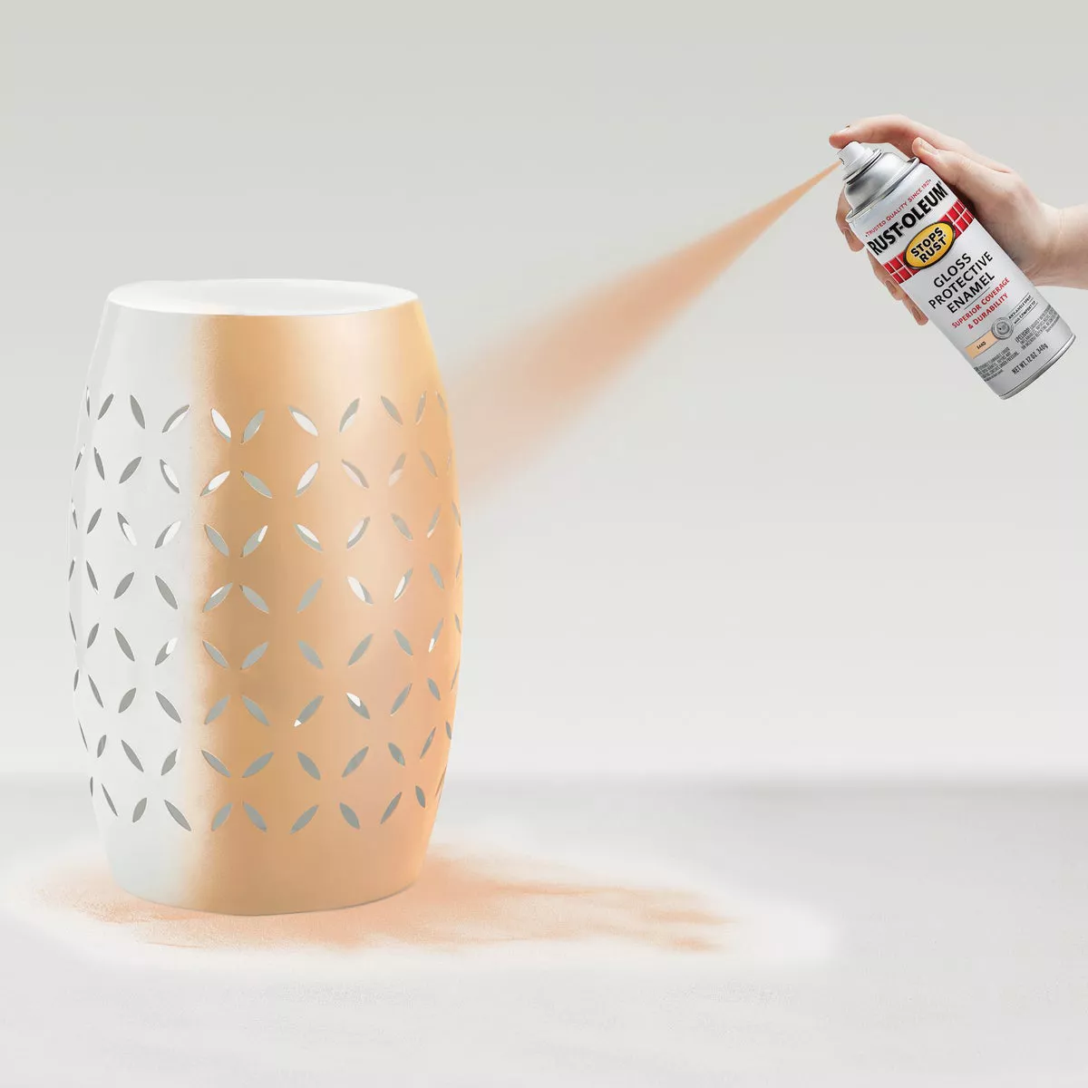 Rust-Oleum Stops Rust Sand Gloss 12 Oz. Anti-Rust Spray Paint - photo 4