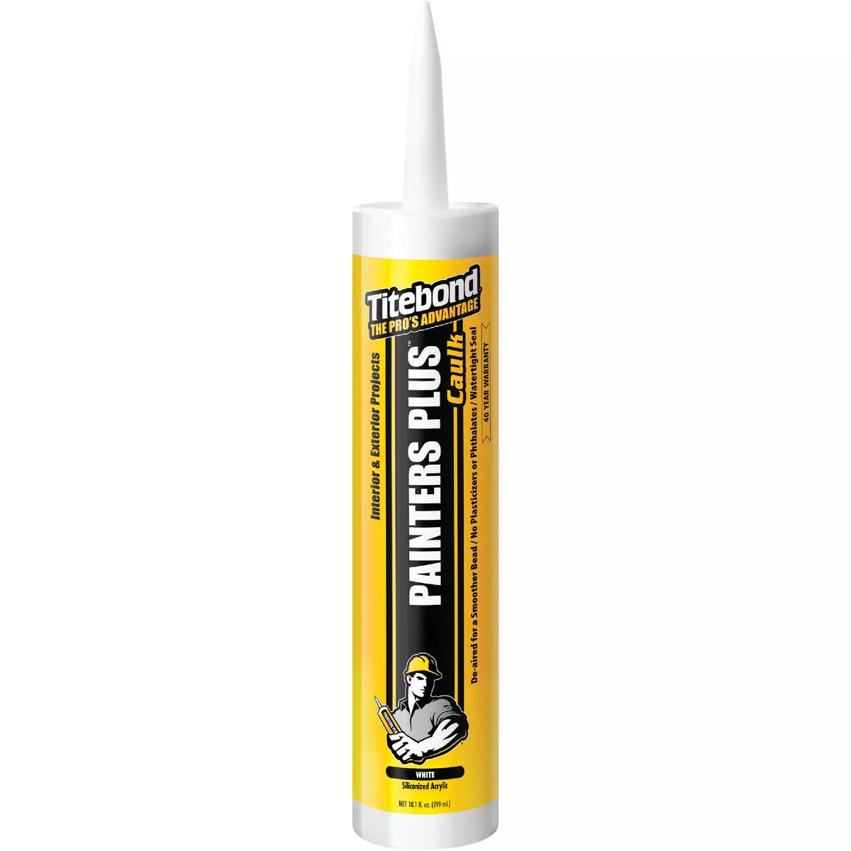 Titebond Painter's Plus 10.1 Oz. White Acrylic Caulk - photo 3