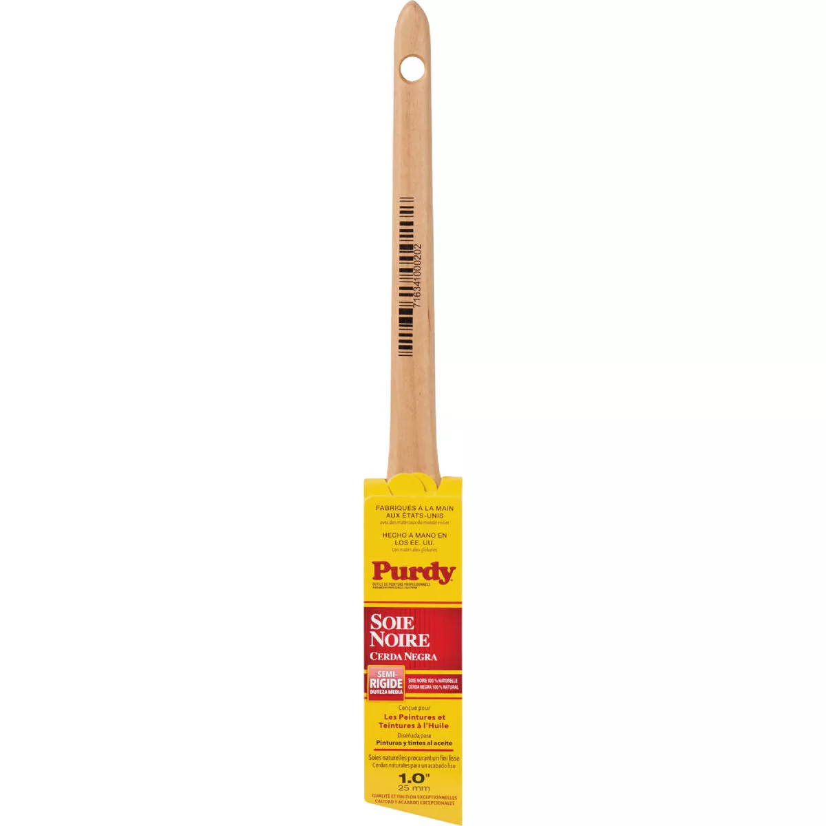 Purdy Black Bristle 1 In. Angular Trim Paint Brush - photo 3