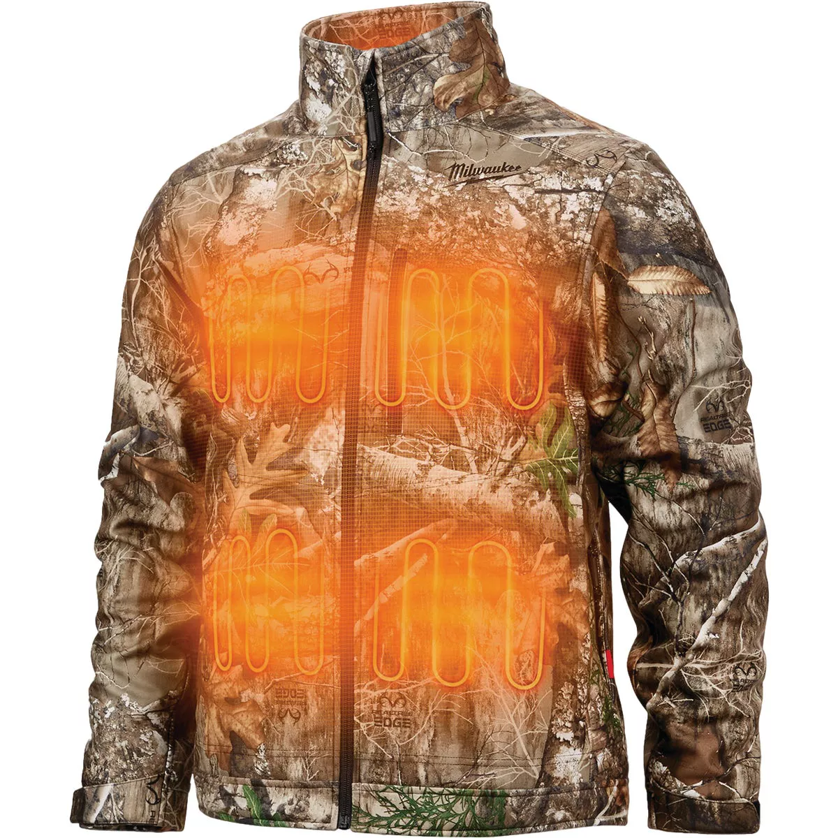 Milwaukee M12 QUIETSHELL Men's Realtree Edge Camouflage Cordless Heated Jacket Kit, 3XL - photo 2