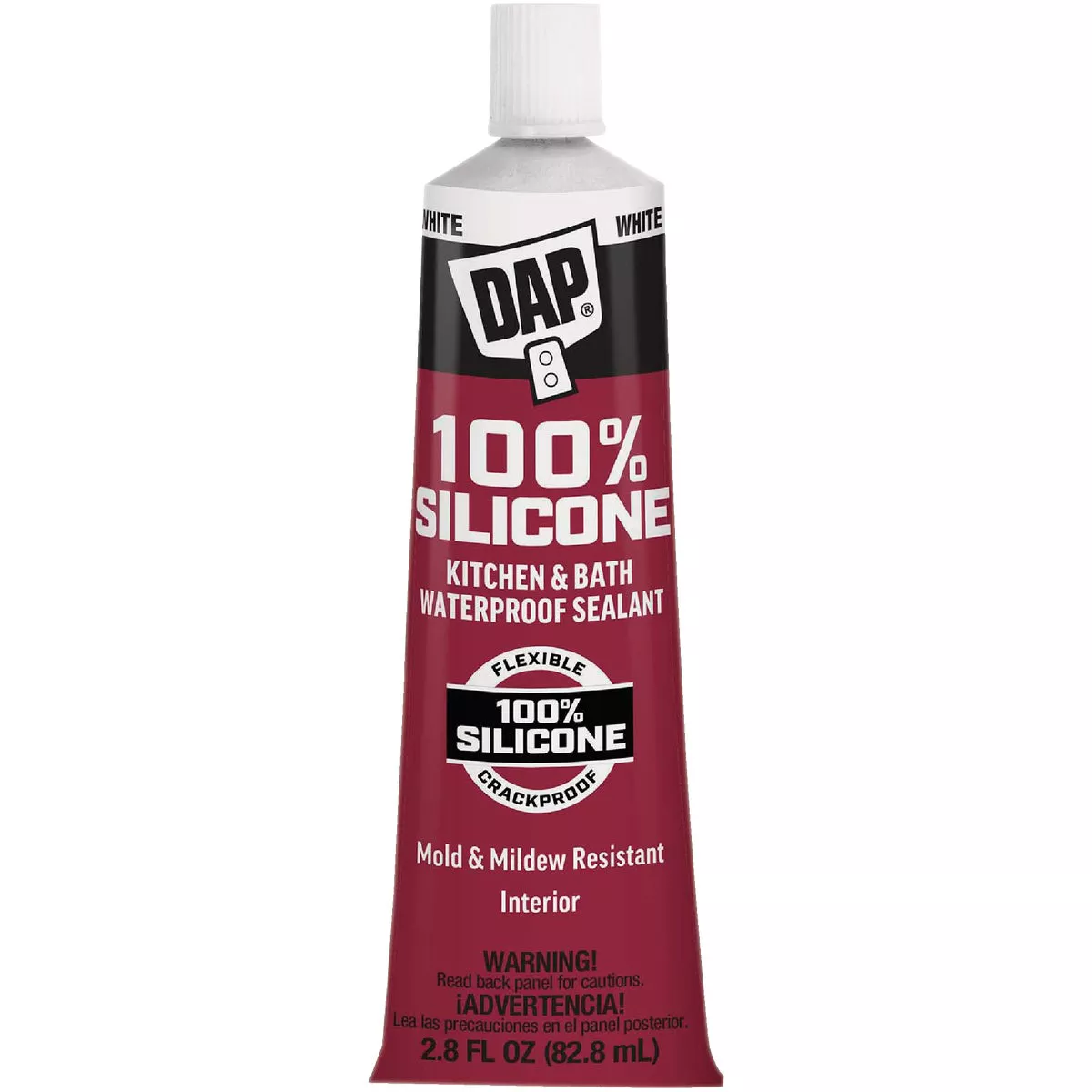 DAP 2.8 Oz. White 100% Silicone Kitchen & Bath Sealant - photo 2