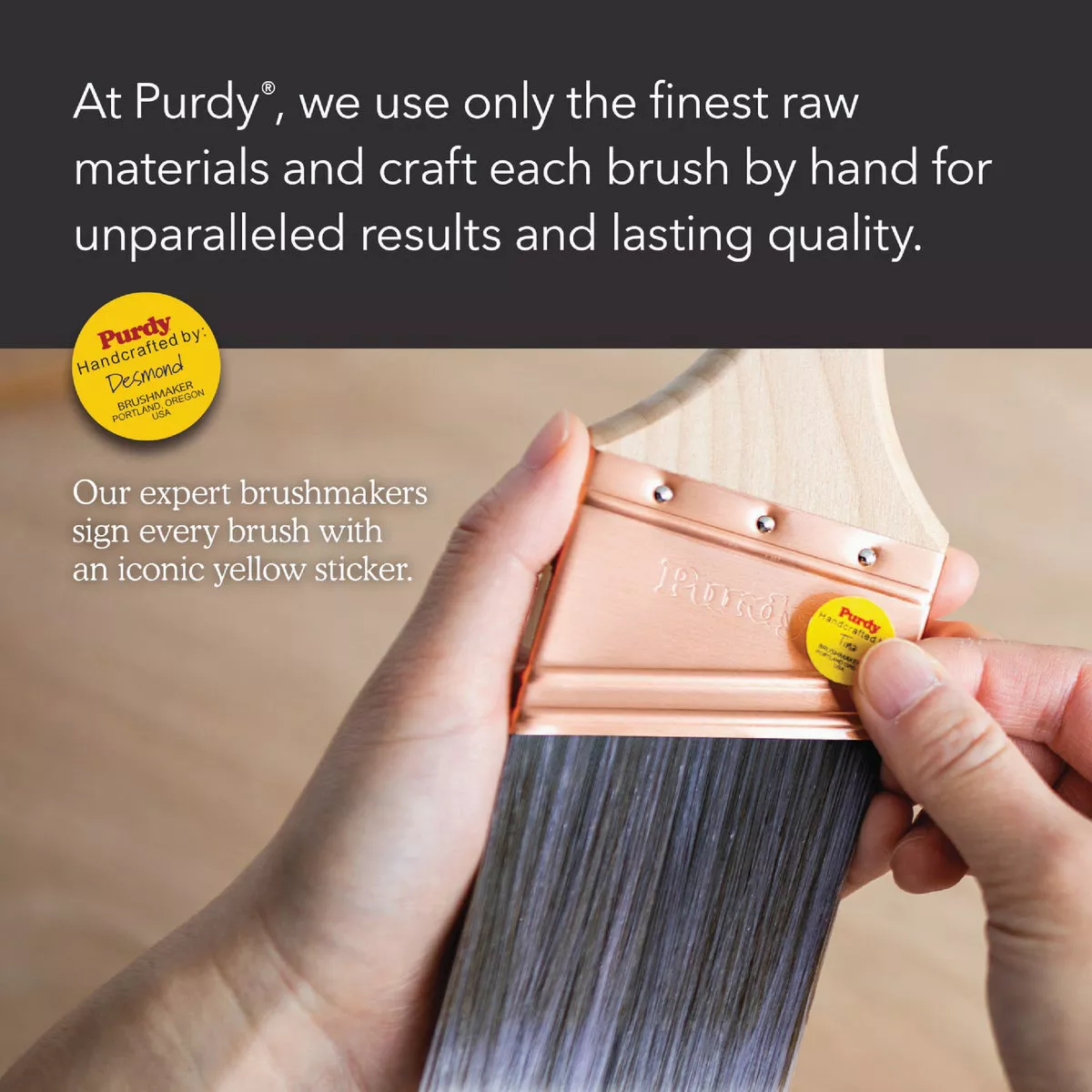 Purdy XL 1 In. Angle, 1-1/2 In. Angle, 2 In. Flat Trim Polyester-Nylon Paint Brush Set (3-Pack) - photo 3