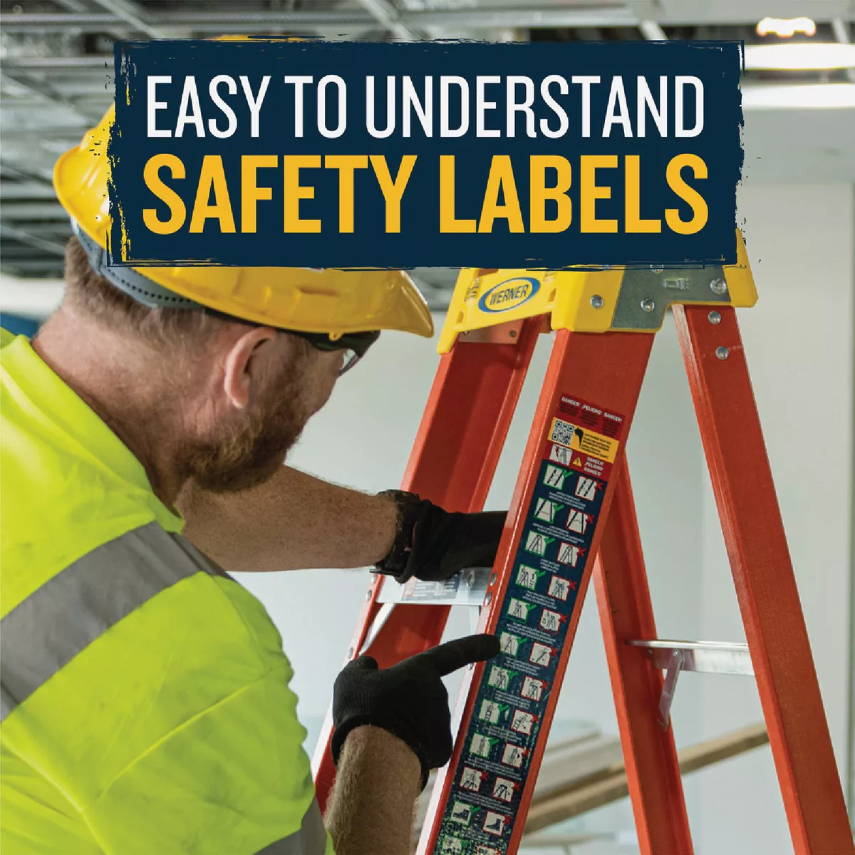 Werner 8 Ft. Fiberglass Step Ladder with 300 Lb. Load Capacity Type IA Ladder Rating - photo 8