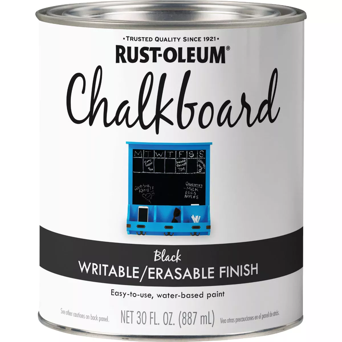 Rust-Oleum Black Quart Flat Chalk Board Paint - photo 2