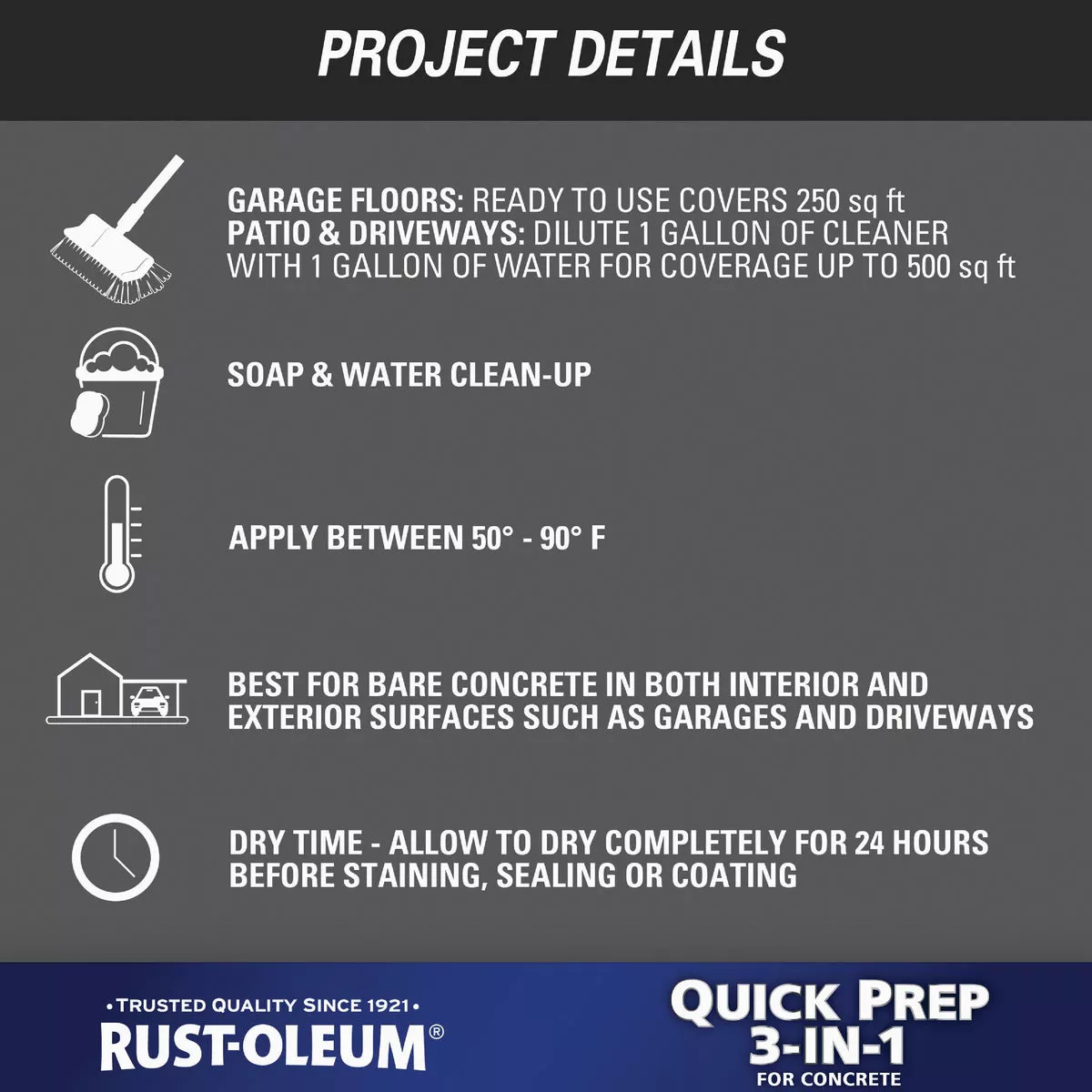 Rust-Oleum 1 Gal. Quick Prep 3-In-1 Cleaner, Degreaser & Etch - photo 8