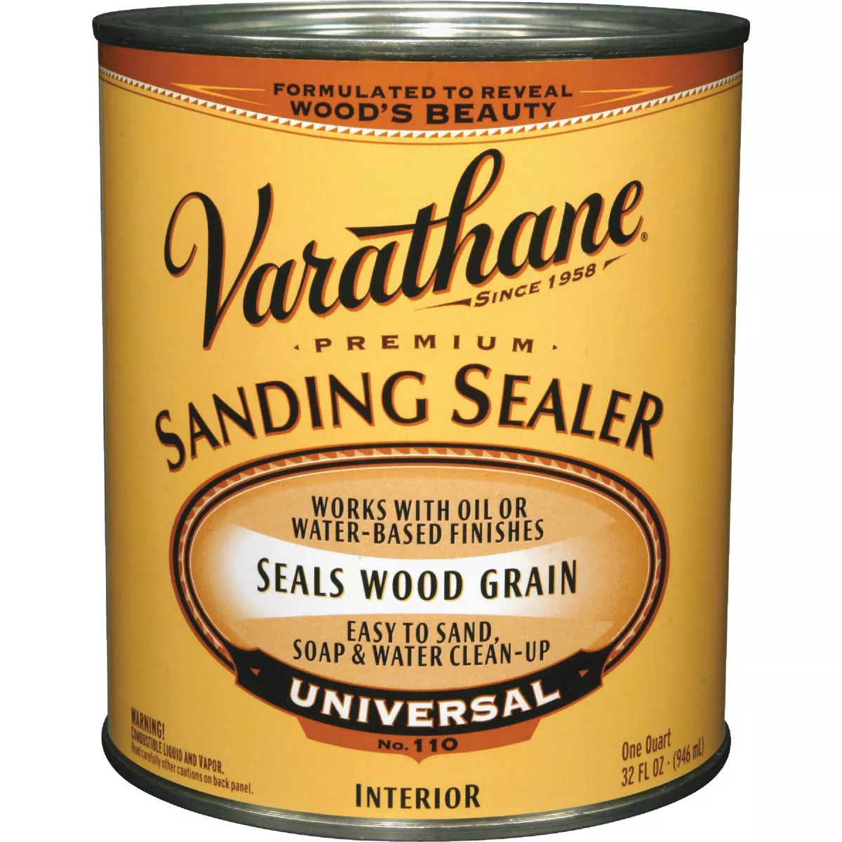 Varathane Clear Acrylic Sanding Sealer, 1 Qt. - photo 2