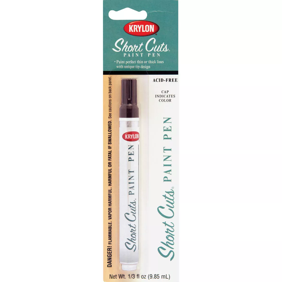 Krylon Short Cuts 1/3 Fl Oz Espresso Gloss Paint Pen - photo 2