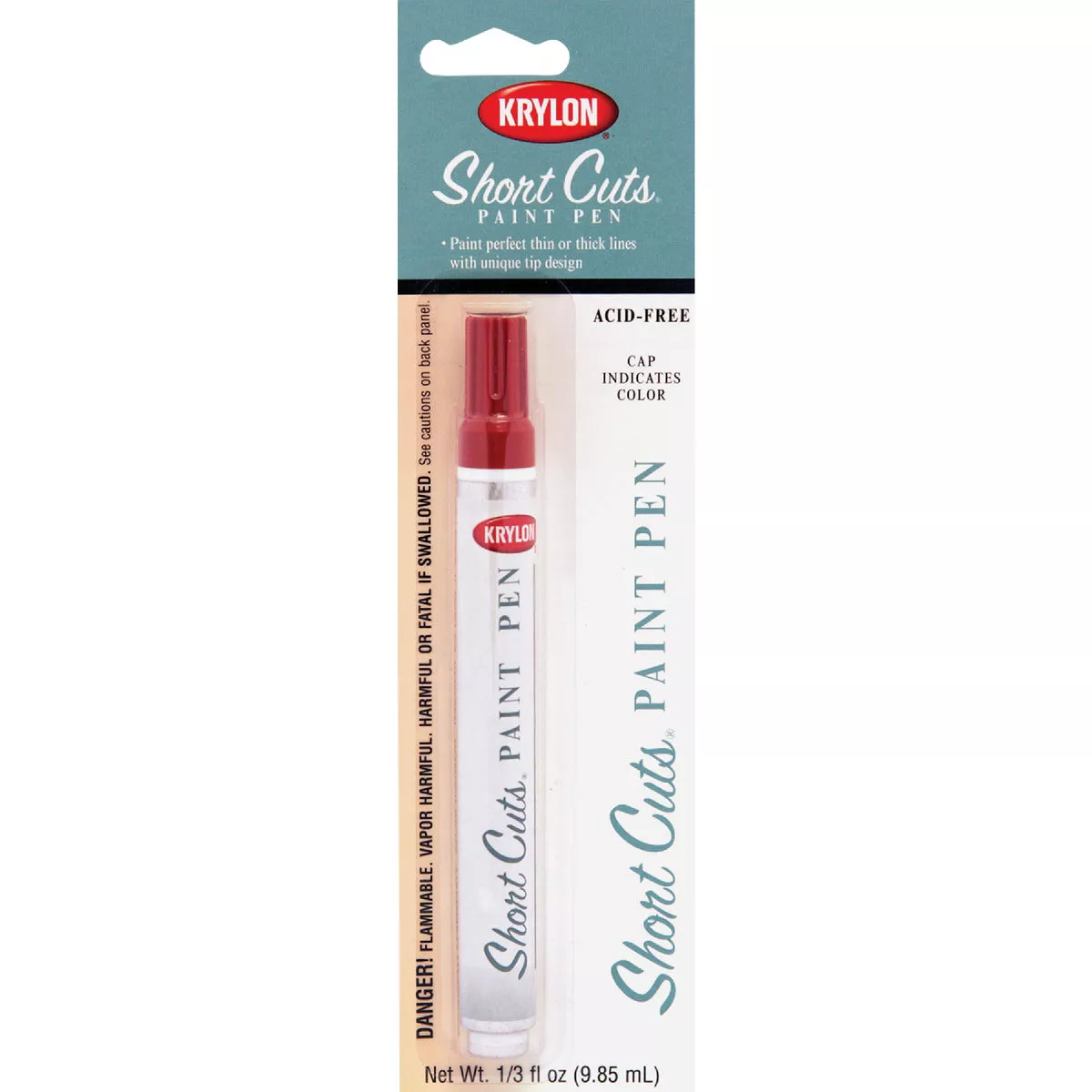 Krylon Short Cuts 1/3 Fl Oz Red Pepper Gloss Paint Pen - photo 2