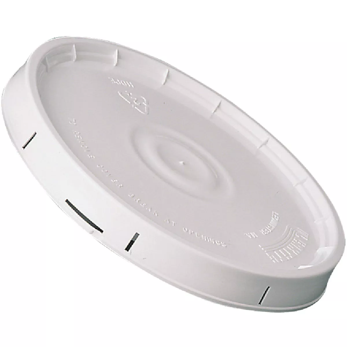 Leaktite Pull Tab Lid for 2 Gal. Pail, White