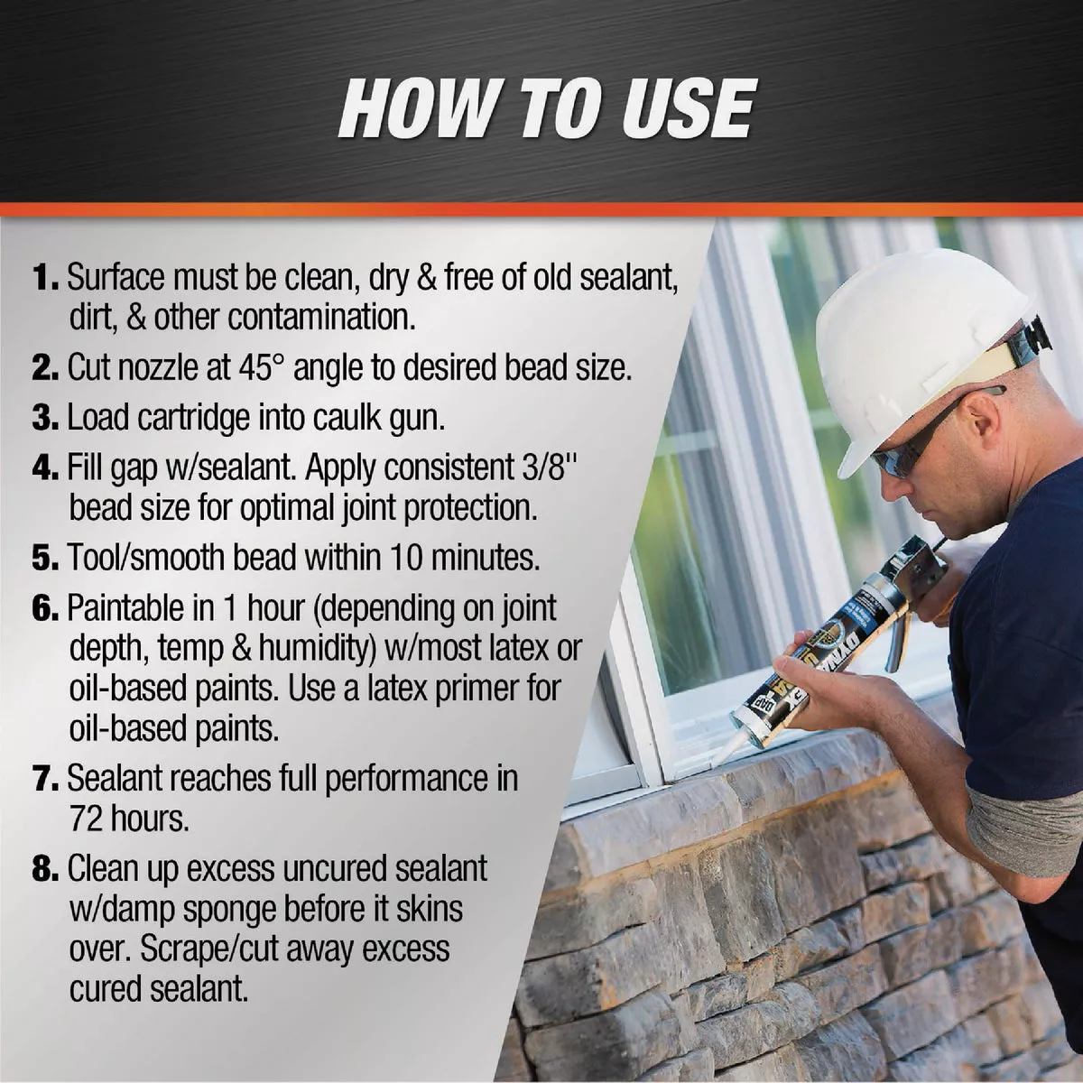 Dap Dynaflex Ultra 10.1 Oz. Dark Bronze Advanced Exterior Sealant for Window, Door & Siding - photo 5