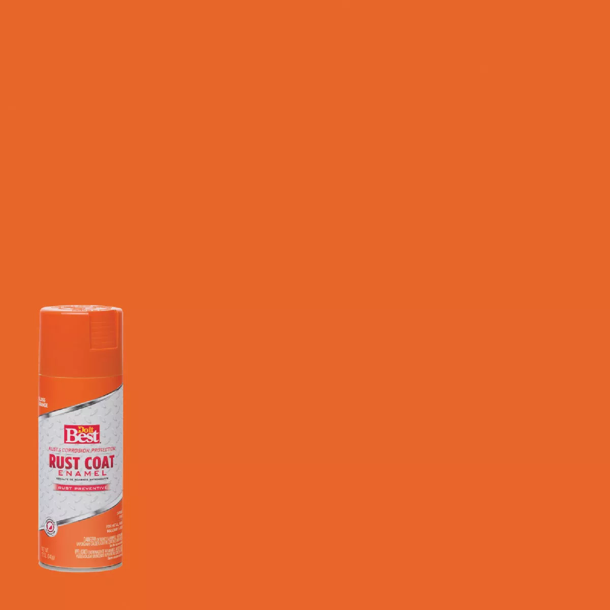 Do it Best Rust Coat Gloss Orange 12 Oz. Anti-Rust Spray Paint