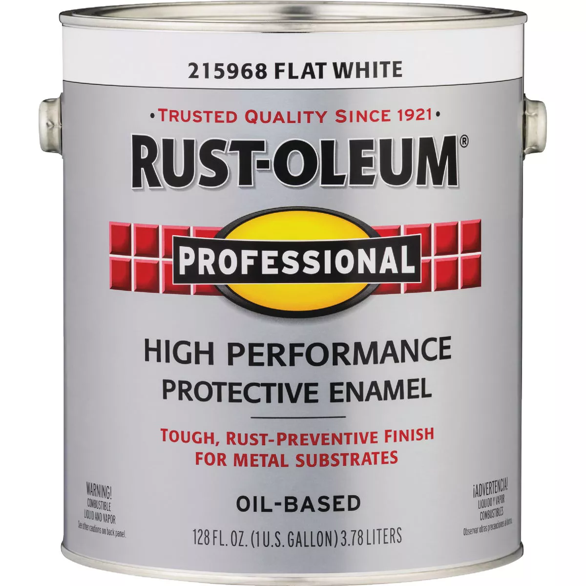 Rust-Oleum Professional Oil-Based Flat VOC Formula Rust Control Enamel, White, 1 Gal. - photo 6