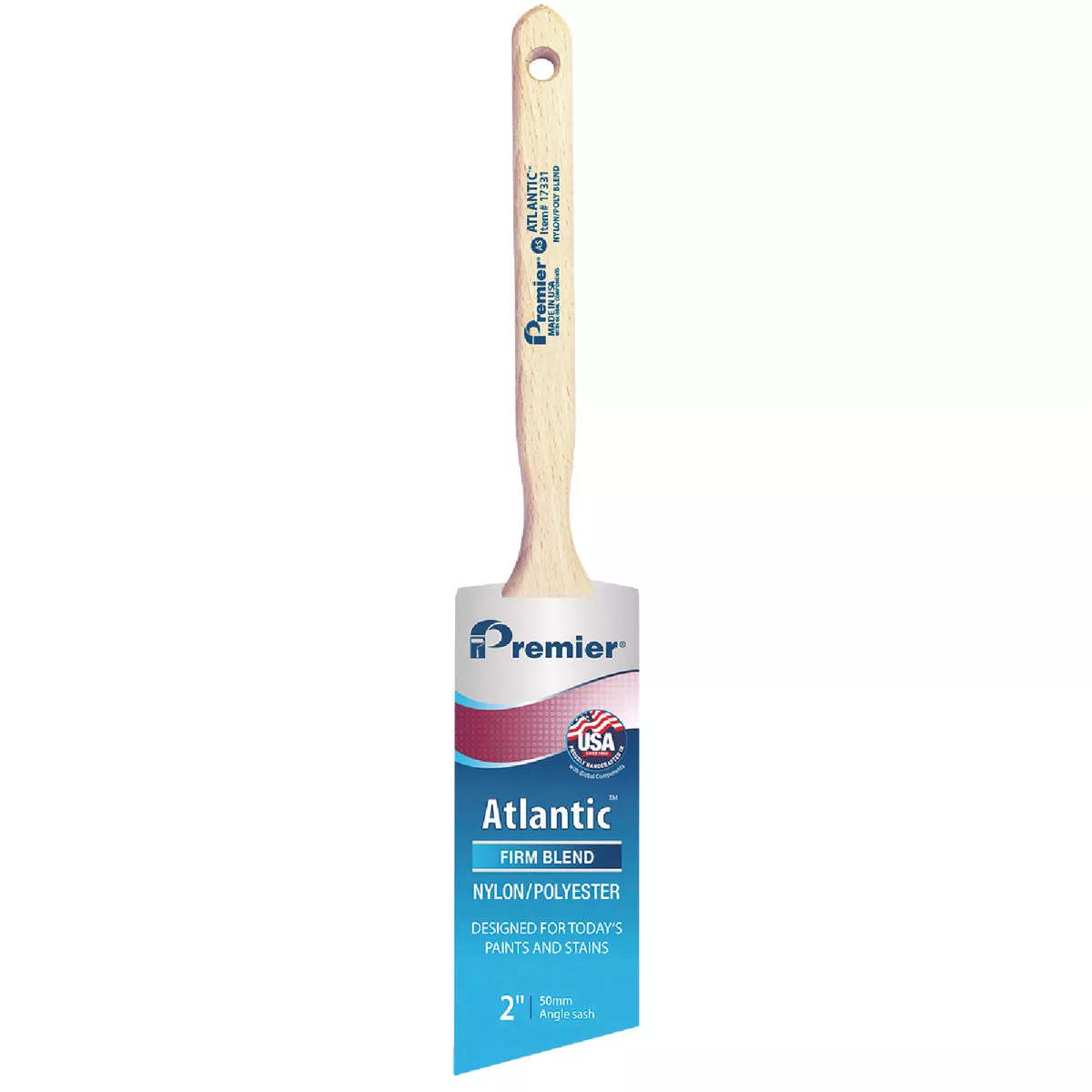 Premier Atlantic 2 In. Angle Sash Nylon/Poly Paint Brush
