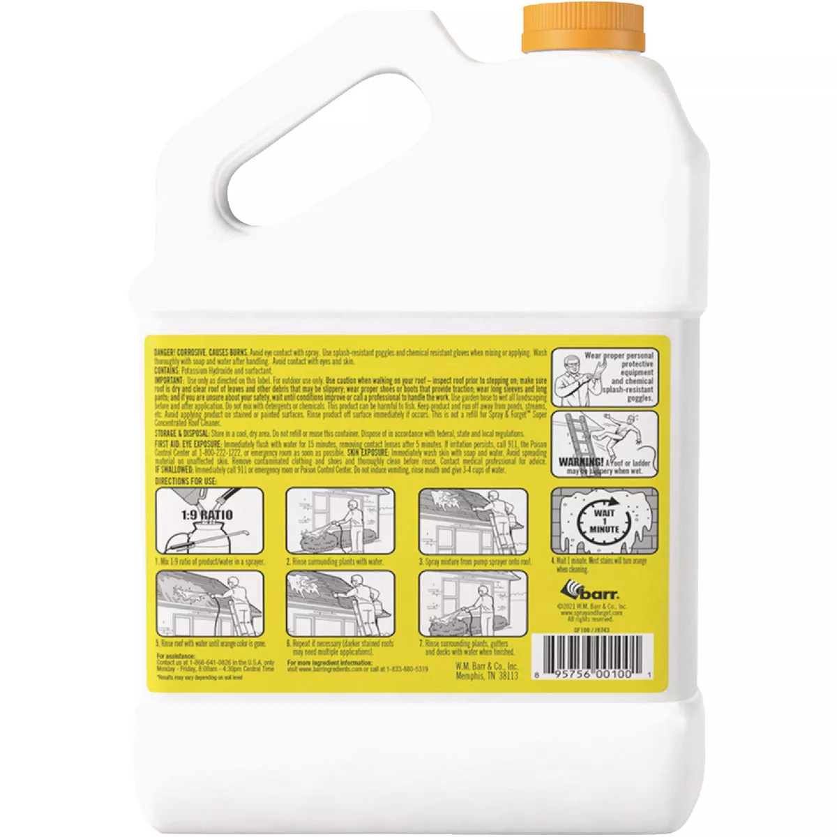Spray & Forget 1 Gal. Revolutionary Roof Cleaner Concentrate - photo 2