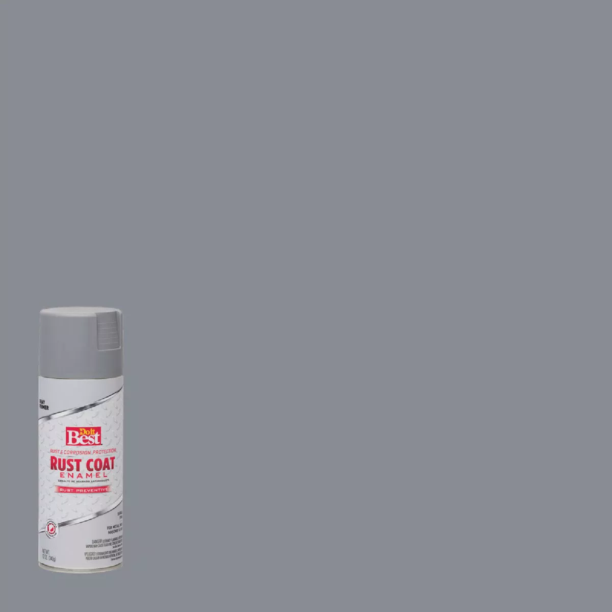 Do It Best 12 Oz. Gray Rust Coat Primer