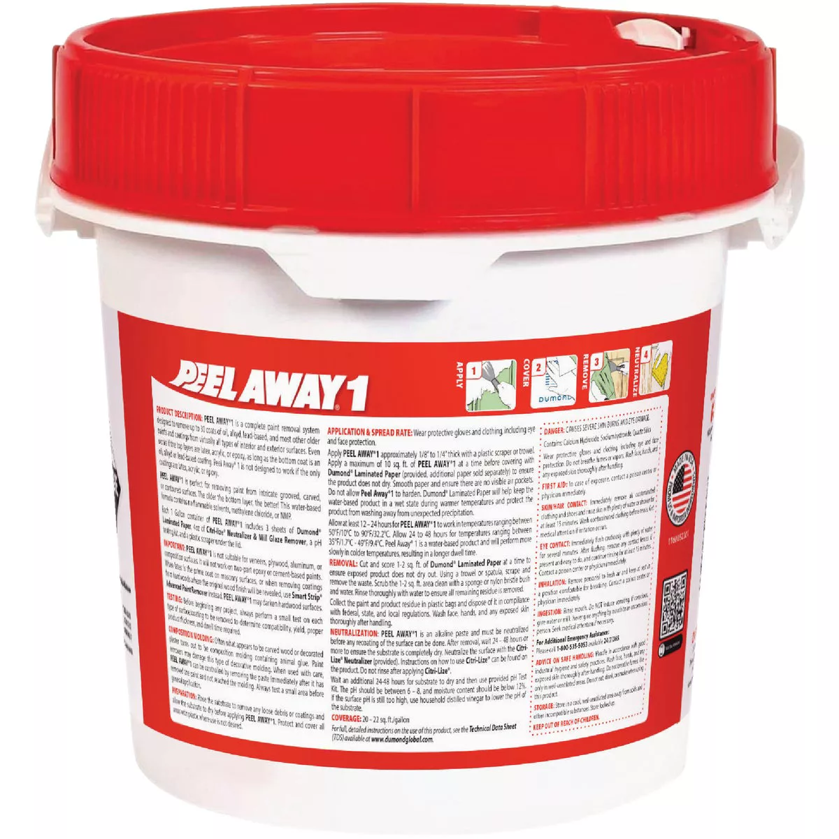 Dumond Peel Away 1 Paint Remover, 1 Gal. - photo 2