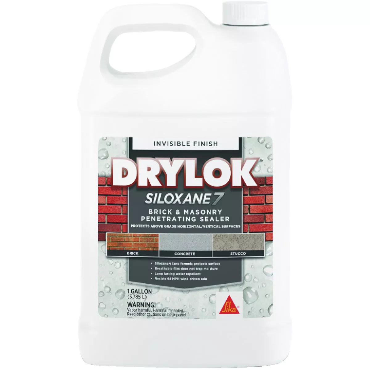 Drylok Siloxane 7 Brick & Masonry Penetrating Sealer, 1 Gal.