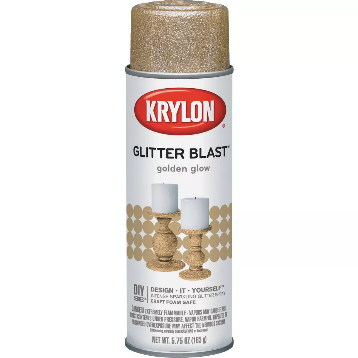 Krylon Glitter Blast 5.75 Oz. Golden Glow Spray Paint
