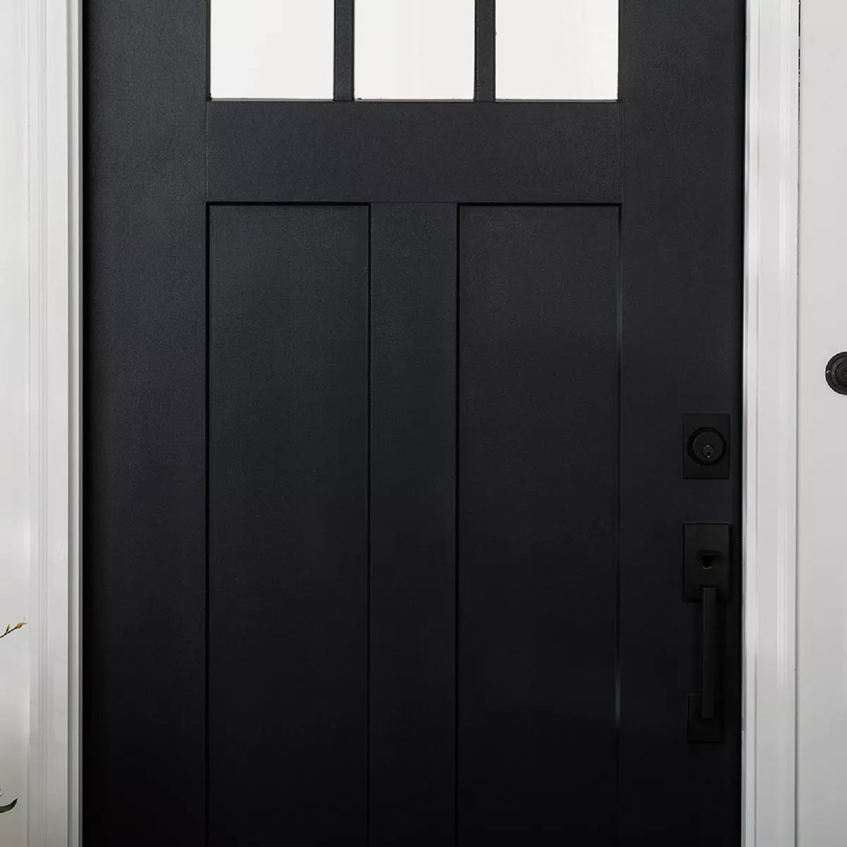Rust-Oleum Stops Rust 1 Qt. Satin Black Door and Trim Paint - photo 5