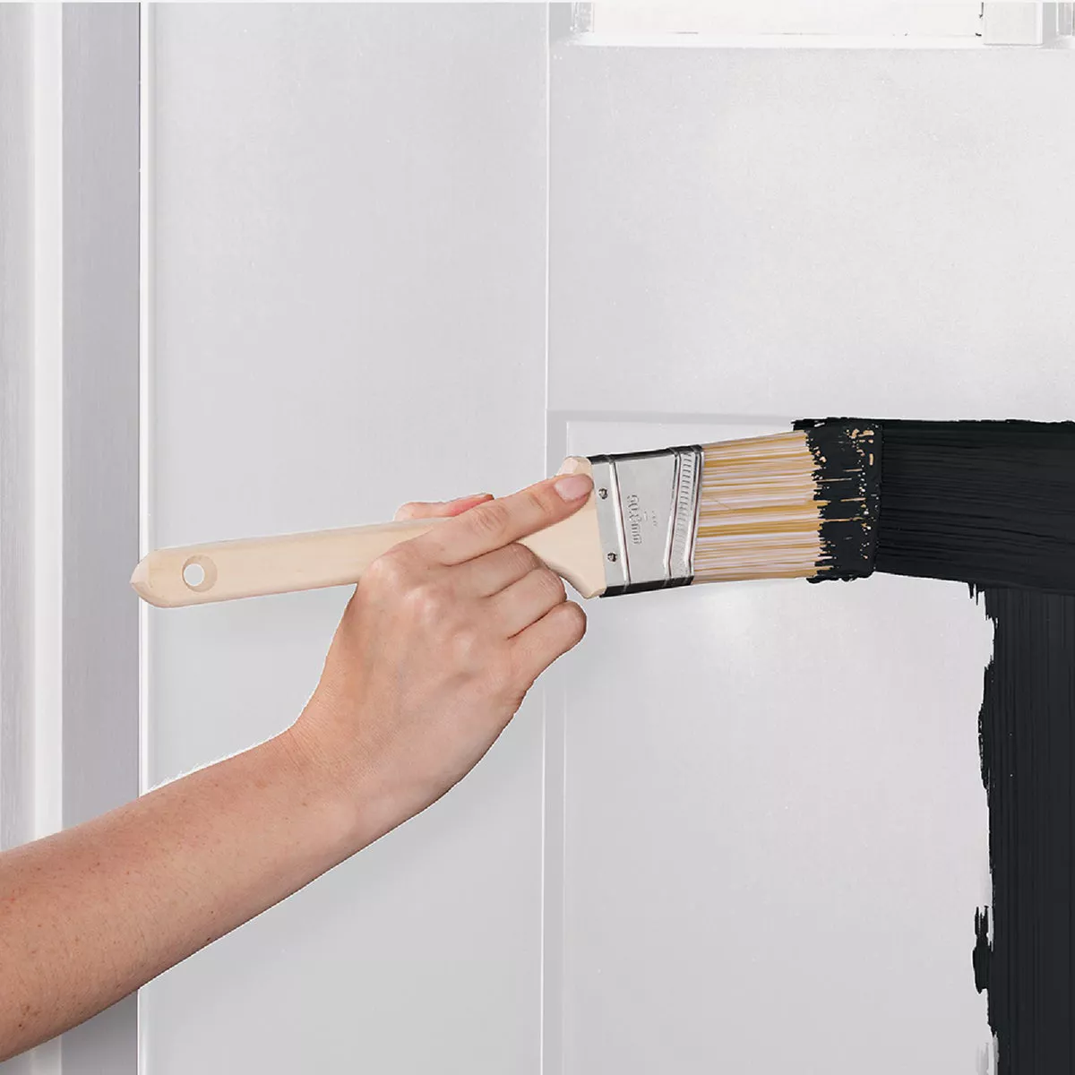 Rust-Oleum Stops Rust 1 Qt. Satin Black Door and Trim Paint - photo 3