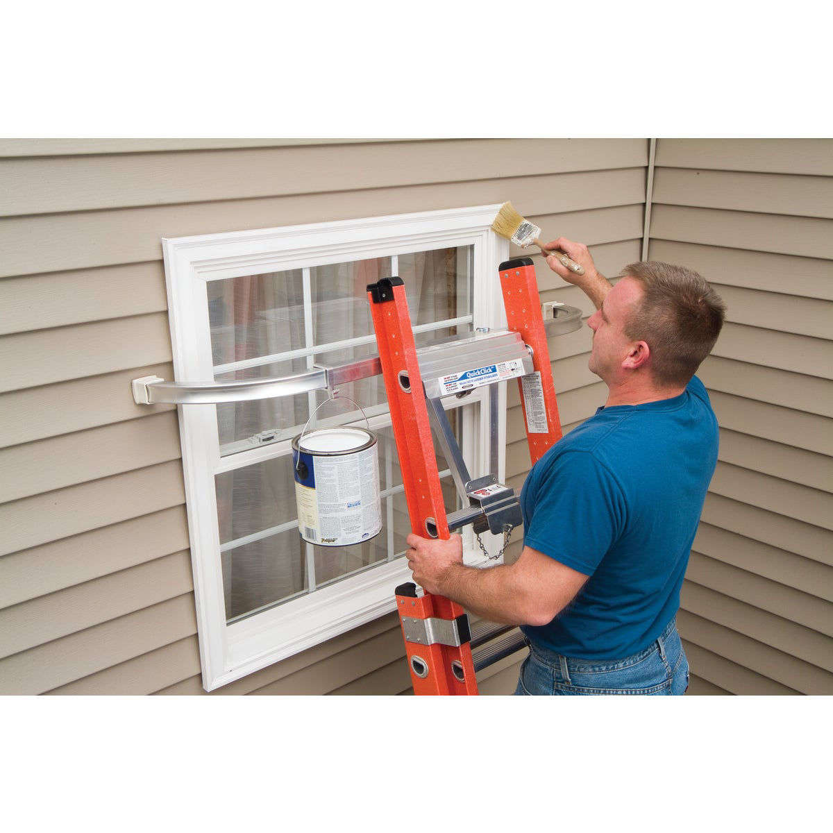 Werner QuickClick Aluminum Ladder Stabilizer | Do it Best