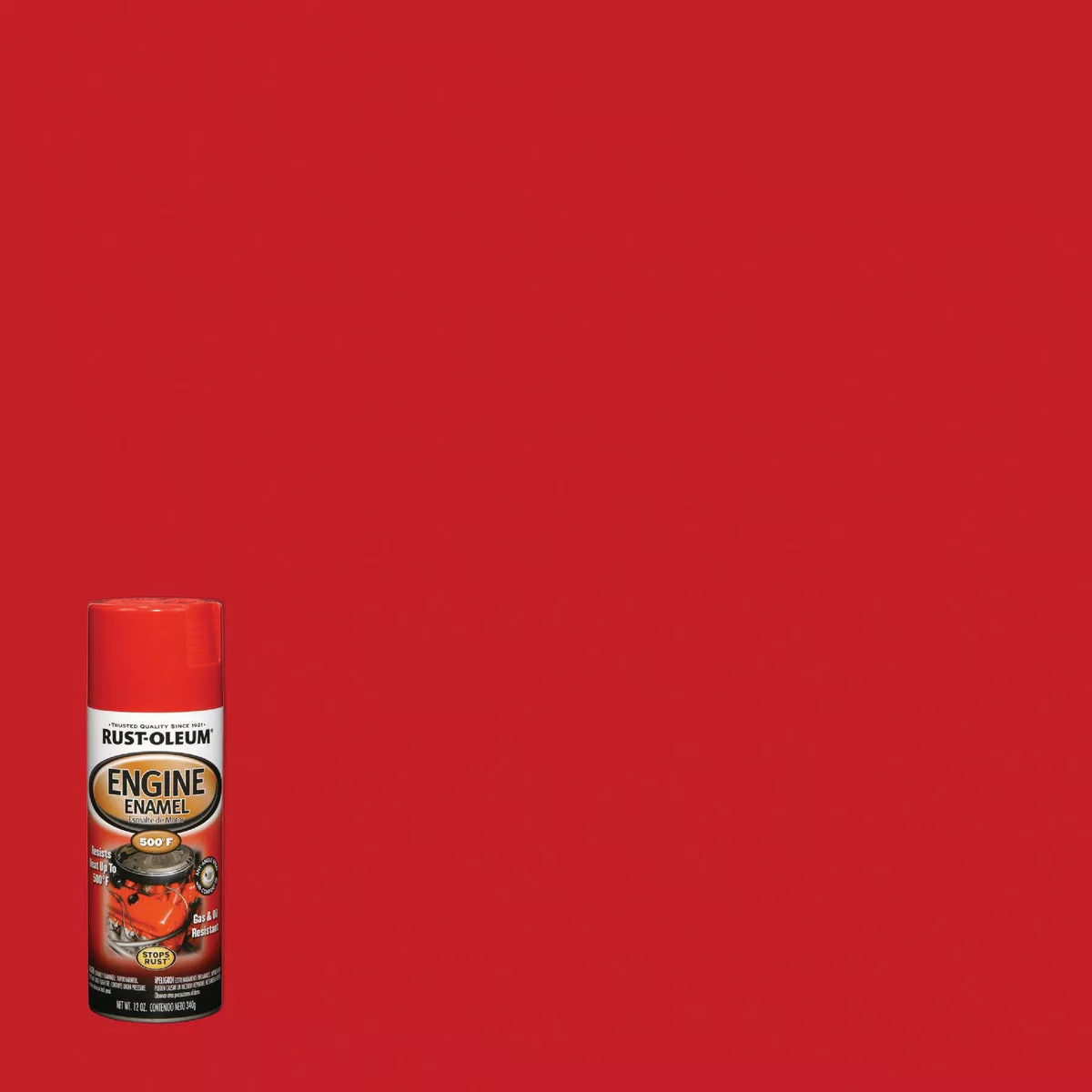 Rust-Oleum Stops Rust 12 Oz. Gloss Ford Red Engine Enamel Spray Paint ...