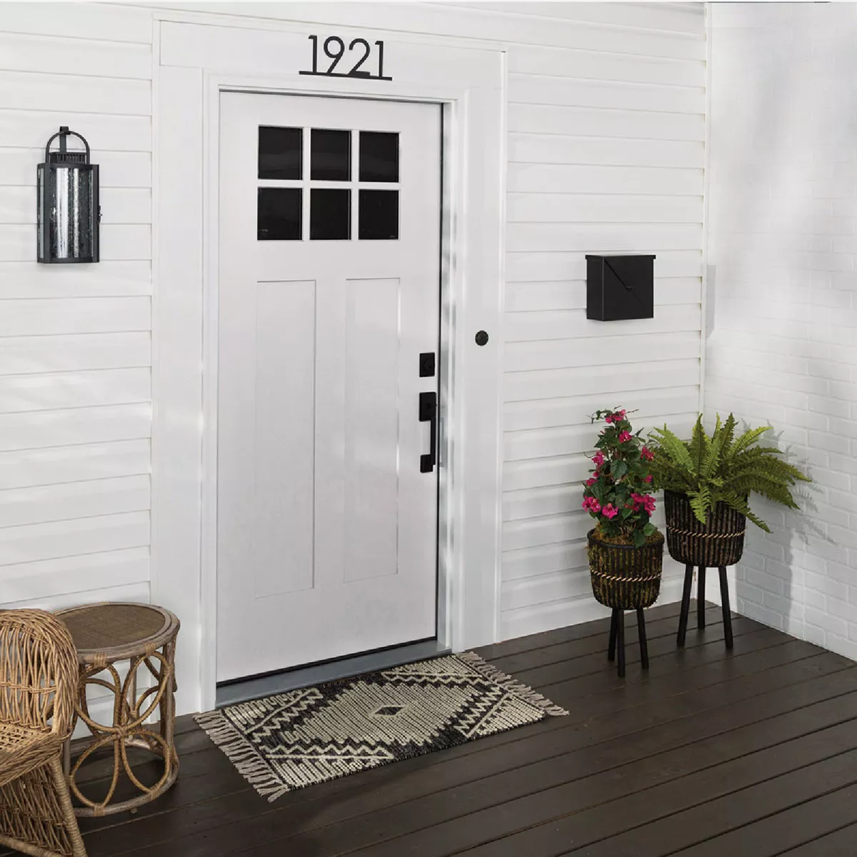 Rust-Oleum Stops Rust 1 Qt. Satin White Door and Trim Paint - photo 6