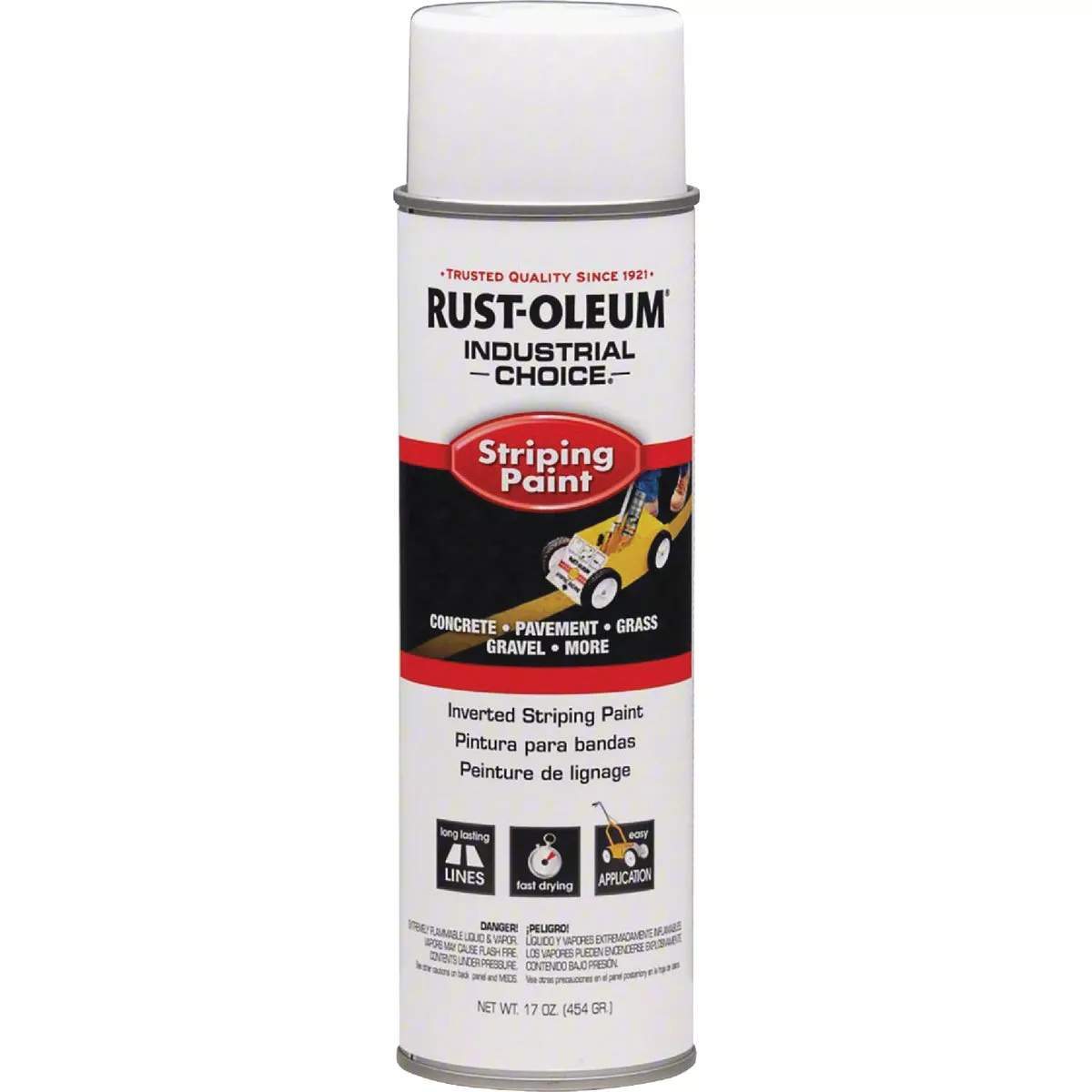 Rust-Oleum Industrial Choice White 17 Oz. Striping Paint - photo 2