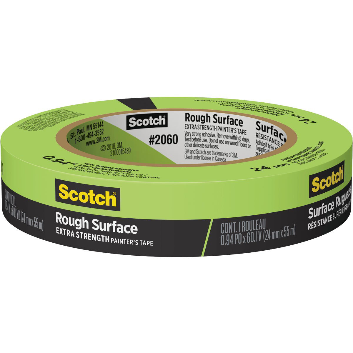 2 inch inch x 60yd Stikk Brown Painters Tape 14 Day Easy Removal Trim Edge Finishing, Size: 2 x 60 Yard