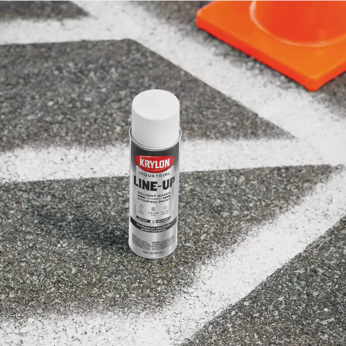 Krylon Industrial 8300 SB Highway White Striping Paint - photo 3