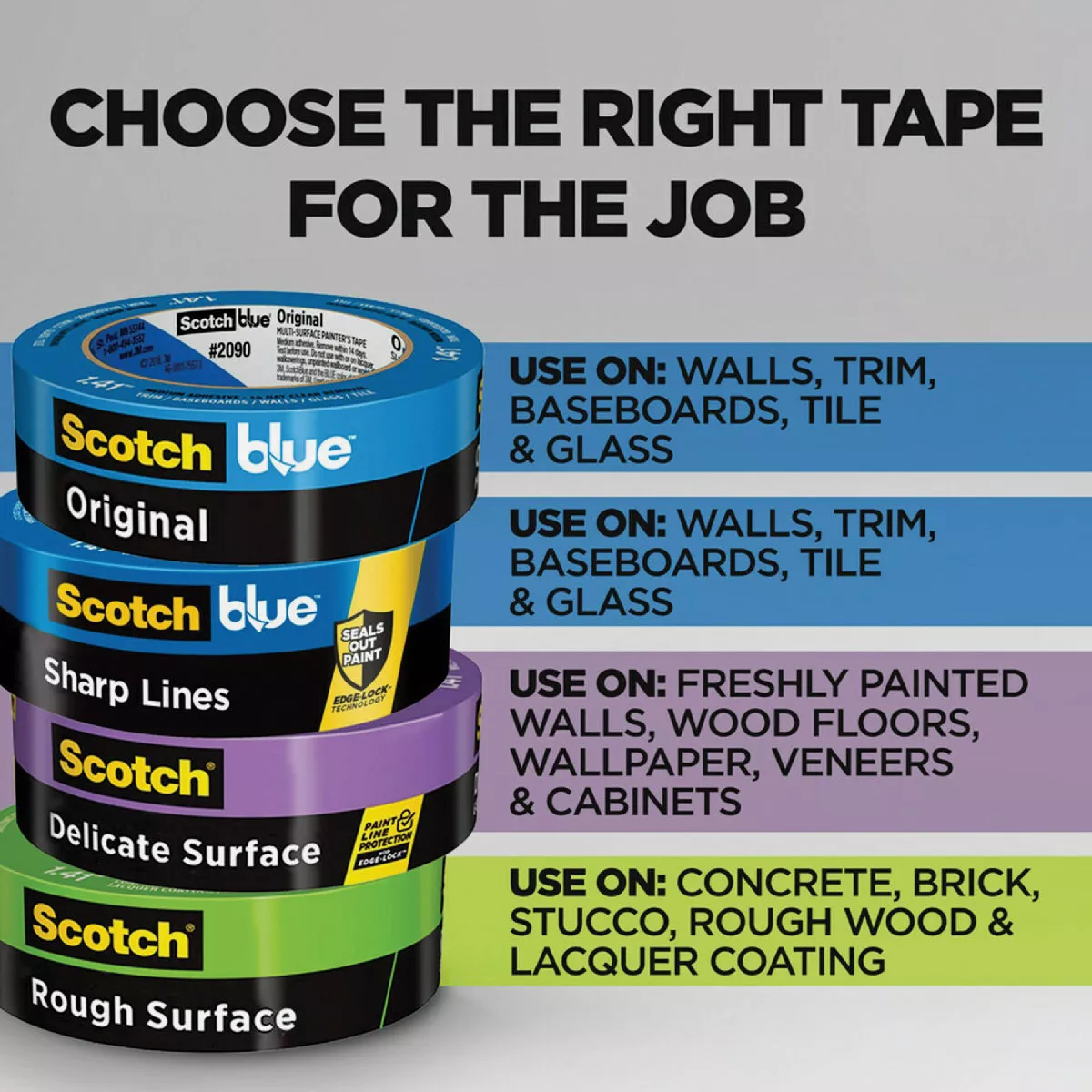Scotch 1.88 In. x 60.1 Yd. Rough Surface Painter's Tape - photo 8