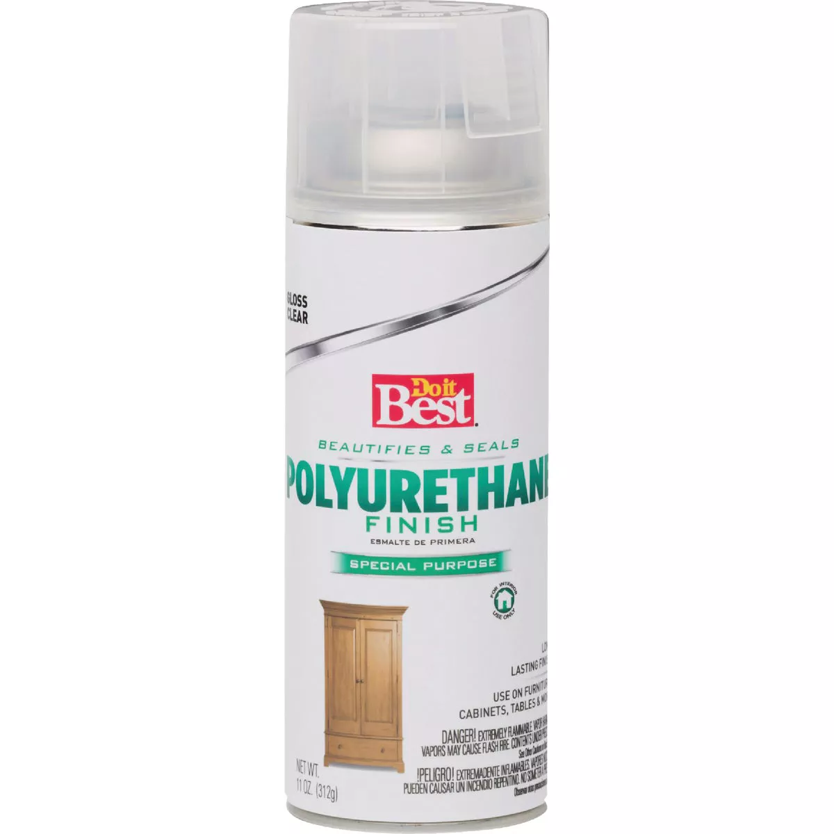 Do it Best Gloss Clear Aerosol Spray Polyurethane, 11 Oz. - photo 2