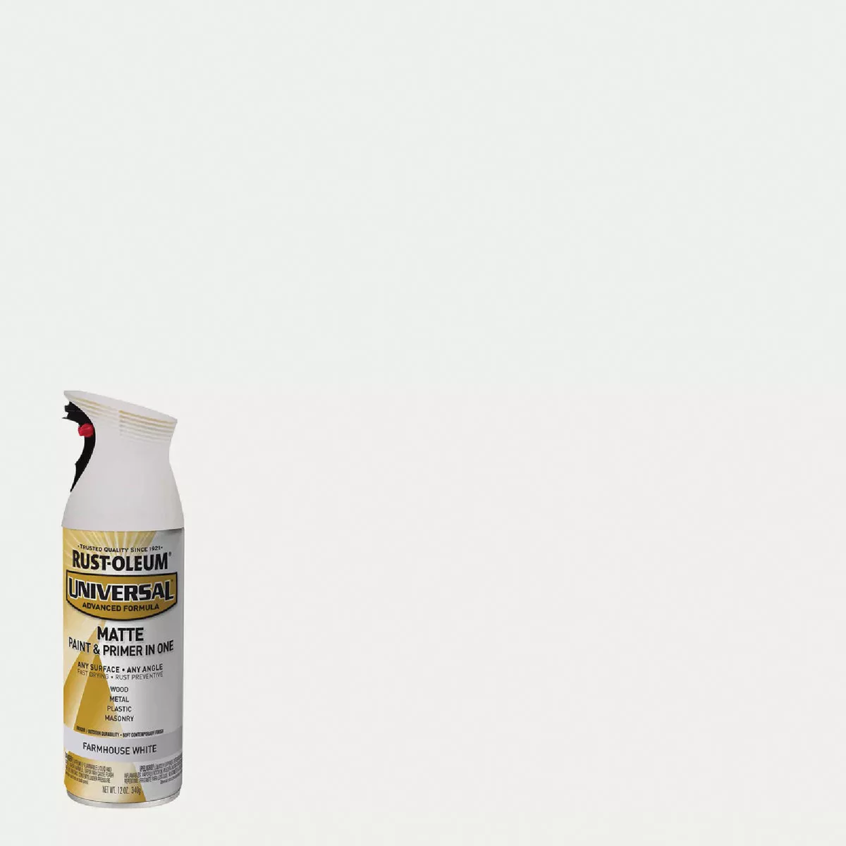 Rust-Oleum Universal 12 Oz. Matte Farmhouse White Enamel Spray Paint