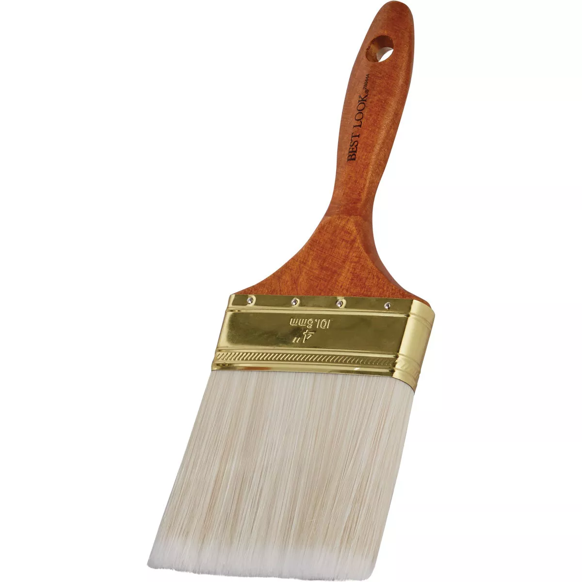 Best Look General Purpose 4 In. Flat Polyester Paint Brush - photo 3