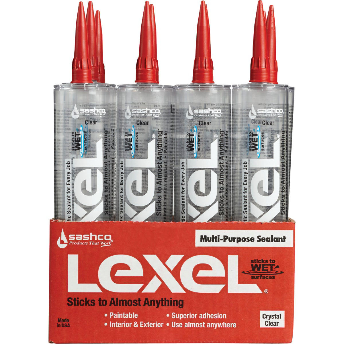 Sashco Lexel 10.5 Oz. Caulk Polymer Sealant, Clear Do it Best