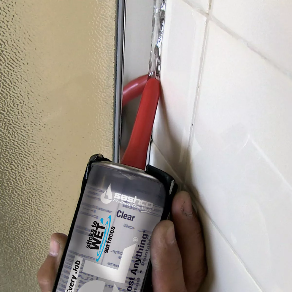Sashco Lexel 10.5 Oz. Caulk Polymer Sealant, Bright White - photo 4