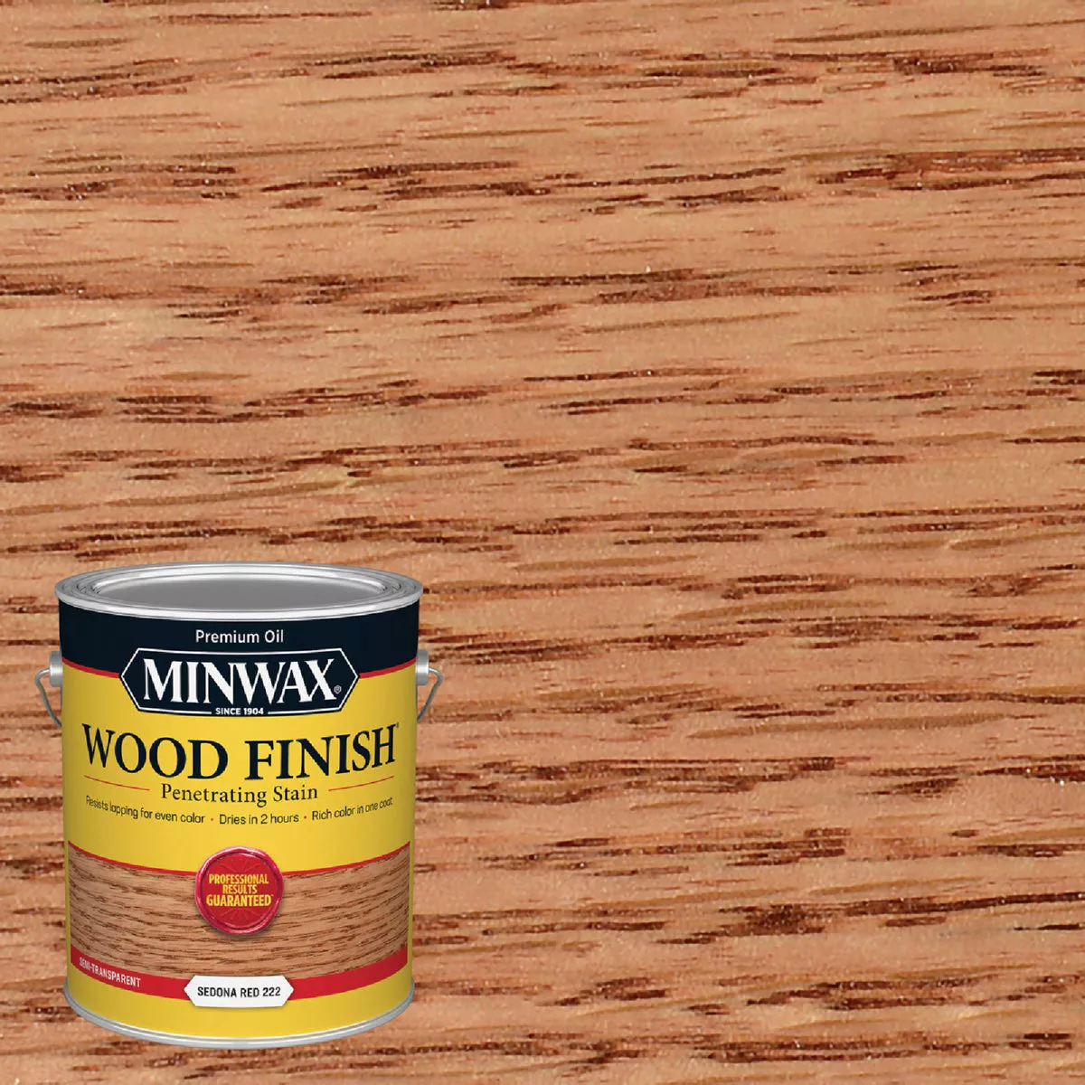 Minwax Wood Finish VOC Penetrating Stain, Sedona Red, 1 Gal.