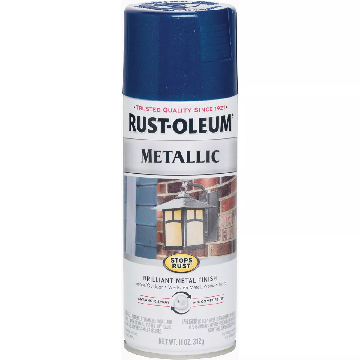 Rust-Oleum Stops Rust 11 Oz. Metallic Satin Spray Paint, Cobalt Blue - photo 7