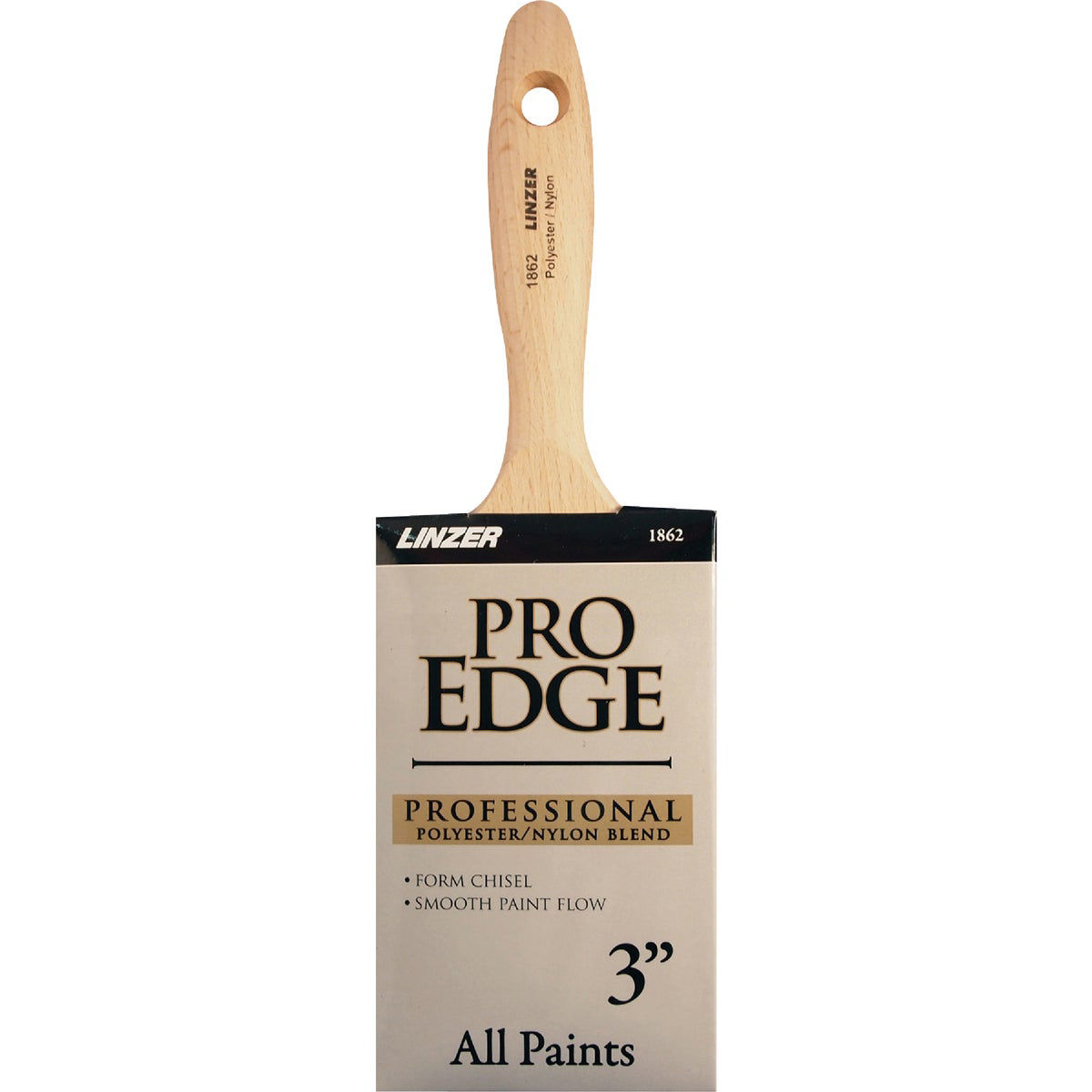 Linzer Pro Edge 3 In. Flat Wall Paint Brush Do it Best