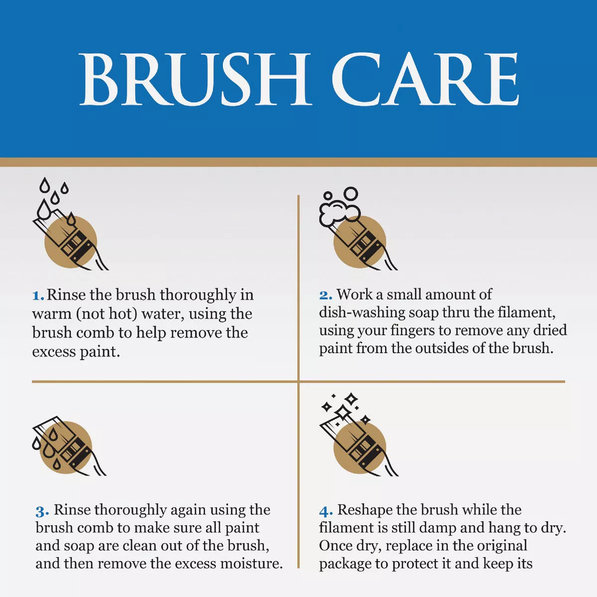 Linzer Pro Edge 3 In. Flat Wall Paint Brush - photo 3