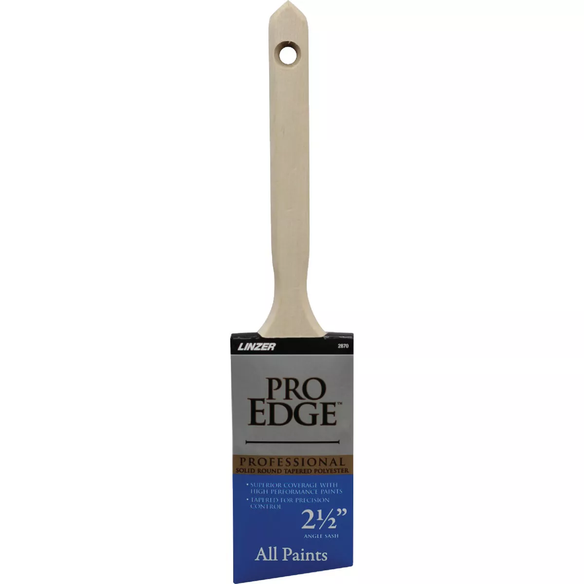 Linzer Pro Edge 2.5 In. Angle Sash Paint Brush
