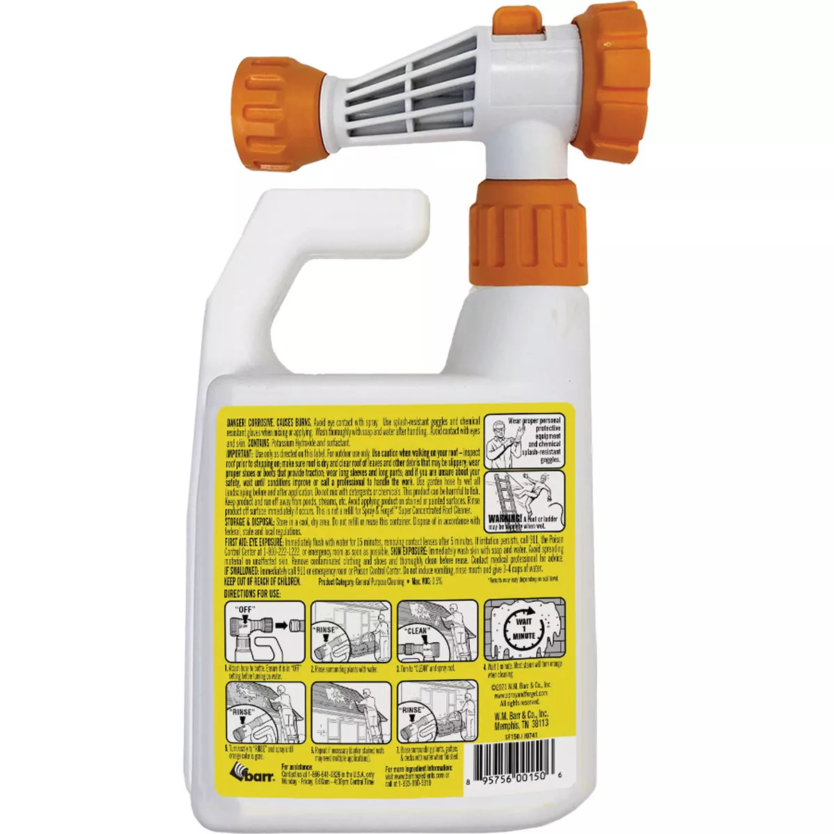 Spray & Forget 32 Oz. Revolutionary Roof Cleaner Hose End Super Concentrate - photo 2