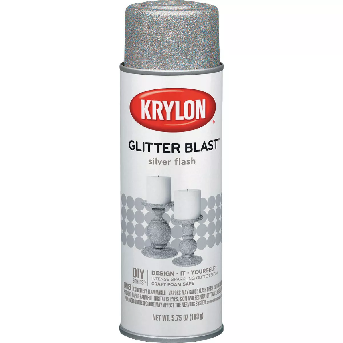 Krylon Glitter Blast 5.75 Oz. Silver Flash Spray Paint