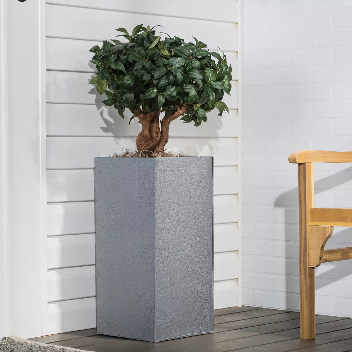 Rust-Oleum Stops Rust Hammered Paint, Silver, 1 Qt. - photo 3