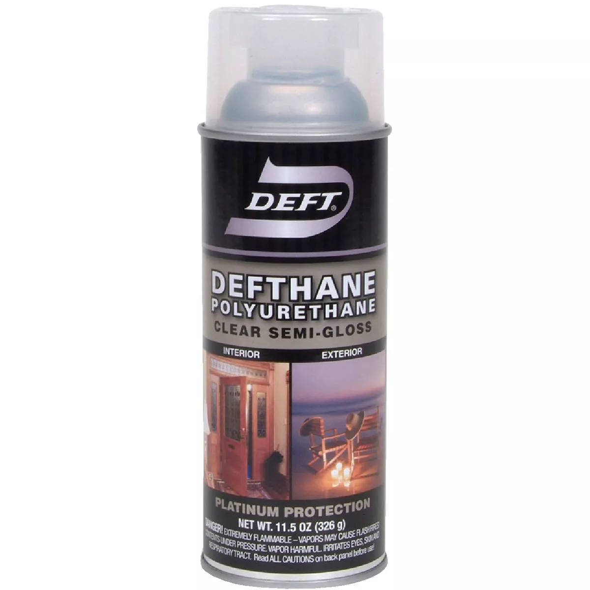 Deft Defthane Semi-Gloss Clear Spray Polyurethane, 11.5 Oz.