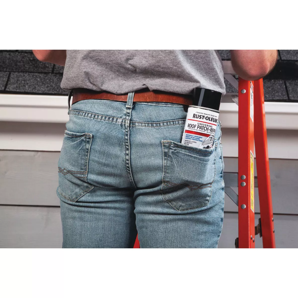 Rust-Oleum 13 Oz. Roofing Triple Thick Roof Patch & Sealer Black Spray - photo 3