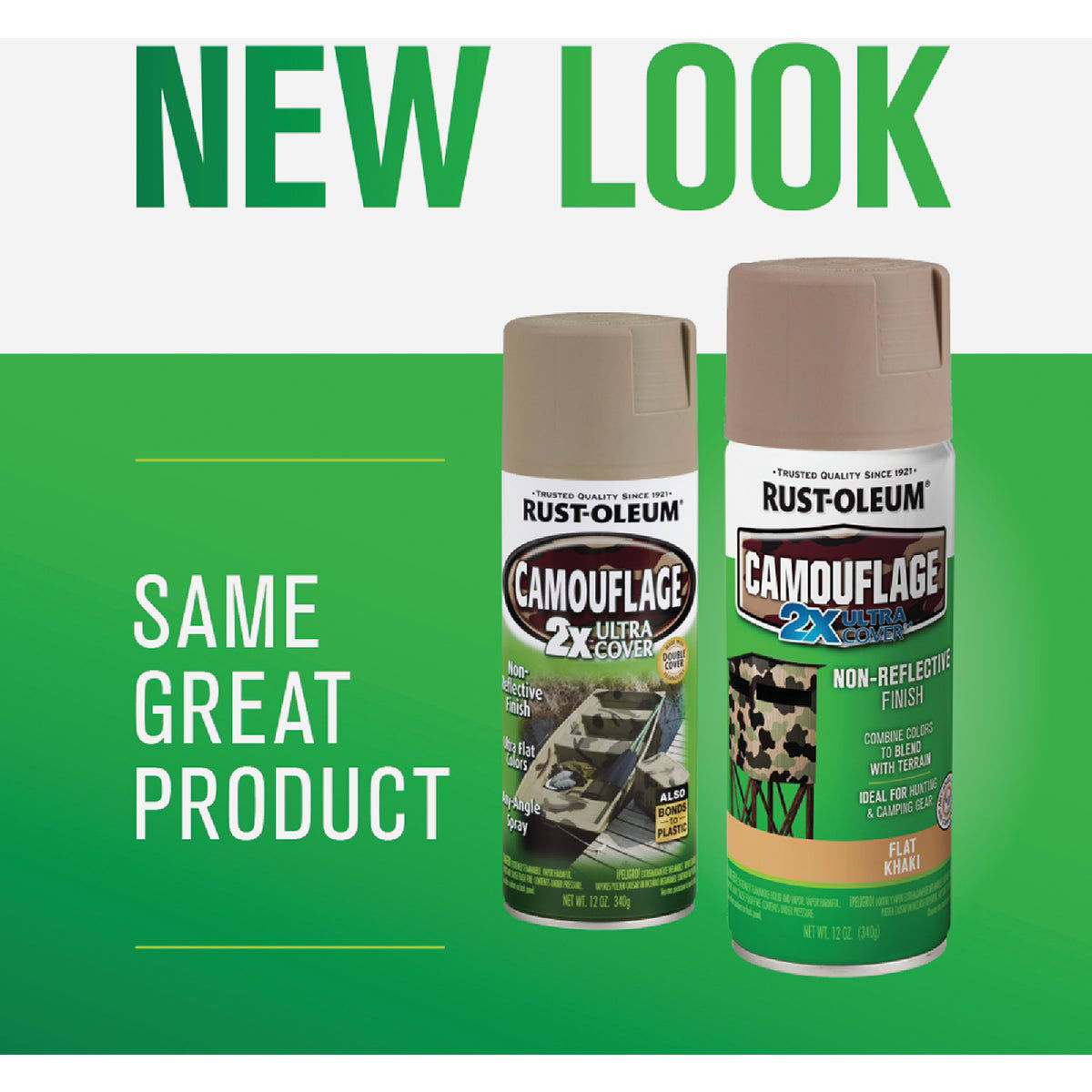 Rust-Oleum Camouflage Spray Paint Kit Only $9.92 on  (Regularly $23)