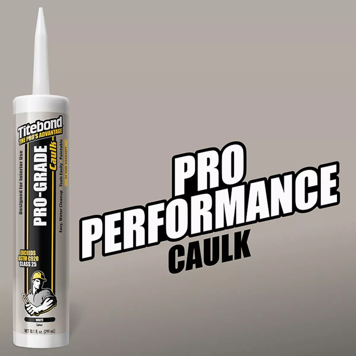 Titebond 10.1 Oz. White Pro-Grade Caulk - photo 2