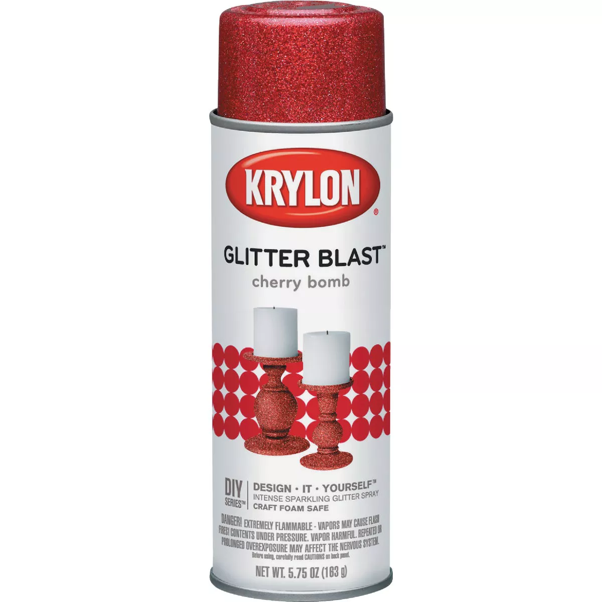 Krylon Glitter Blast 5.75 Oz. Cherry Bomb Spray Paint